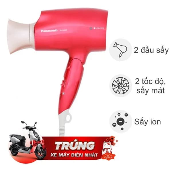 Máy sấy tóc Panasonic EH-NA45RP645 - Giá rẻ nhất hôm nay - Ảnh 1