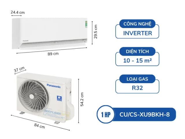So sánh giá Máy lạnh Panasonic Inverter 1 HP CU/CS-XU9BKH-8 rẻ nhất? - Ảnh 15