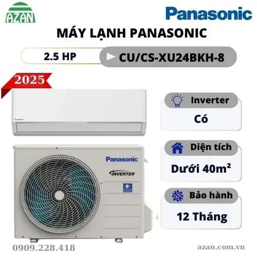 Máy lạnh Panasonic Inverter 2.5 HP CU/CS-XU24BKH-8 - Giá rẻ nhất hôm nay - Ảnh 7