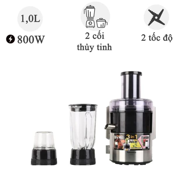 So sánh giá Máy xay ép đa năng Panasonic MJ-DJ31SRA rẻ nhất? - Ảnh 6