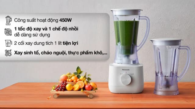So sánh giá Máy xay sinh tố đa năng Panasonic MX-EP3171WRA rẻ nhất? - Ảnh 5
