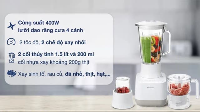 So sánh giá Máy xay sinh tố đa năng Panasonic MX-MG53C1CRA rẻ nhất? - Ảnh 10
