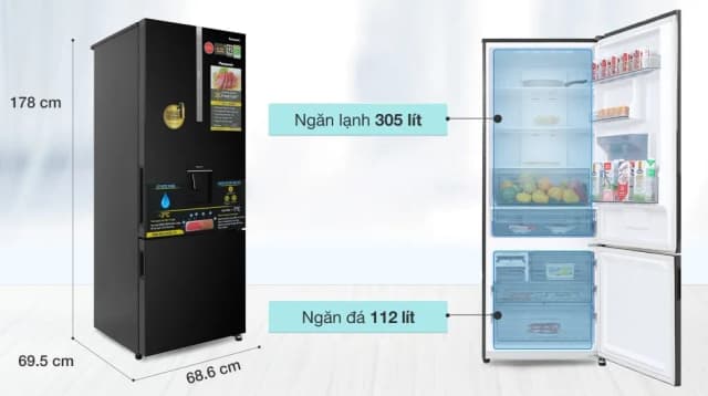 So sánh giá Tủ lạnh Panasonic Inverter 417 lít NR-BX471GPKV rẻ nhất? - Ảnh 3
