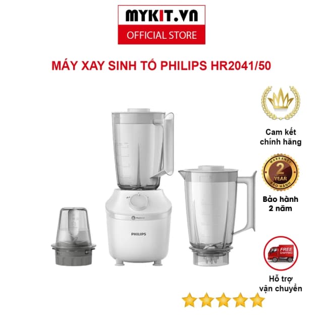 Top 1 so sánh giá Máy xay sinh tố đa năng Philips HR2041/50 - 3 cối - Tìm sản phẩm giá rẻ nhất - Ảnh 10