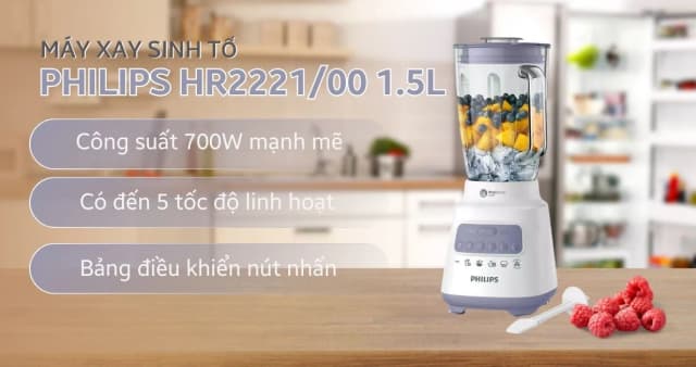 So sánh giá Máy xay sinh tố đa năng Philips HR2221/00 rẻ nhất? - Ảnh 18