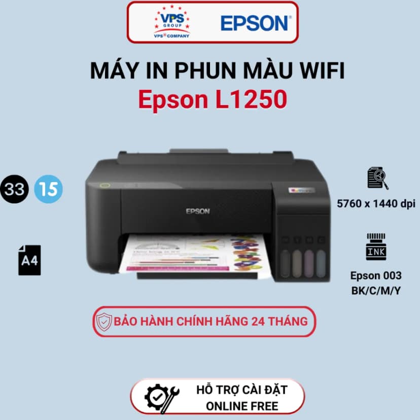 So sánh giá Máy In phun màu đơn năng Epson EcoTank L1250 Wifi (C11CJ71503) - Tìm sản phẩm giá rẻ nhất - Ảnh 5