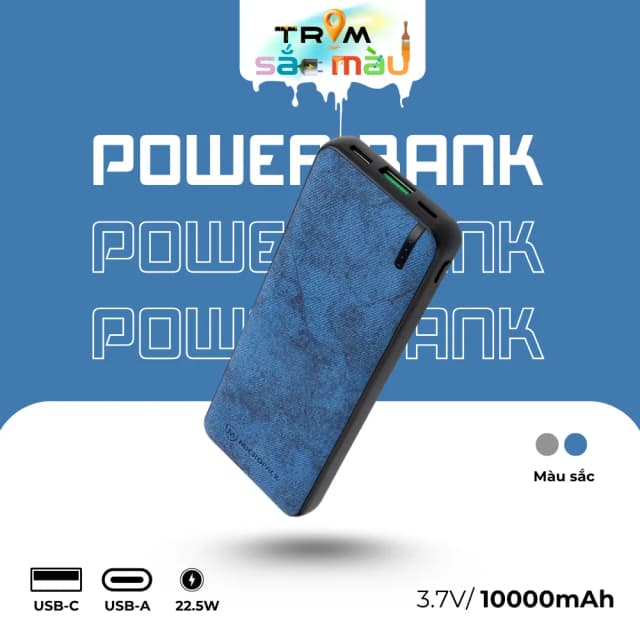 So sánh giá Pin sạc dự phòng Polymer 10.000 mAh PD QC 22.5W MicroPack AntibacTerial Power Store 1020 PB1020 - Xám rẻ nhất? - Ảnh 3