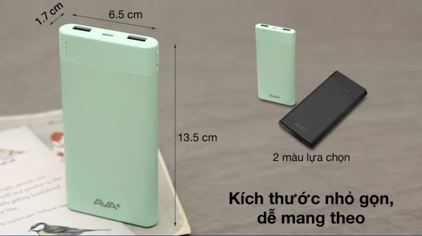 So sánh giá Pin sạc dự phòng Polymer 10.000mAh 10W AVA+ JP208 - Tìm sản phẩm giá rẻ nhất - Ảnh 4