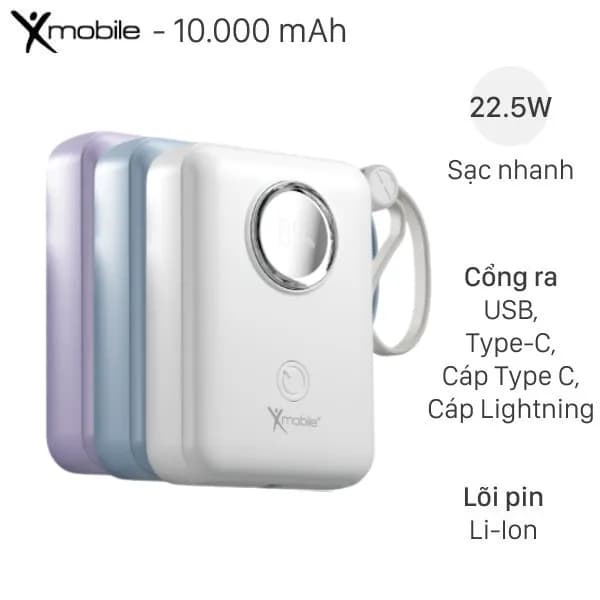 So sánh giá Pin sạc dự phòng 10000mAh Type C PD 22.5W Xmobile SnapGo GS-M3 kèm Cáp Lightning và Type C - Tìm sản phẩm giá rẻ nhất - Ảnh 16