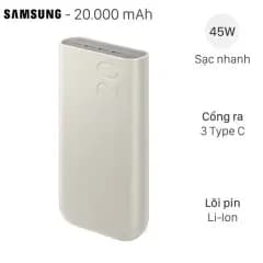 So sánh giá Pin sạc dự phòng 10000mAh Không dây Type C PD 25W Samsung EB-U2510 rẻ nhất? - Ảnh 10