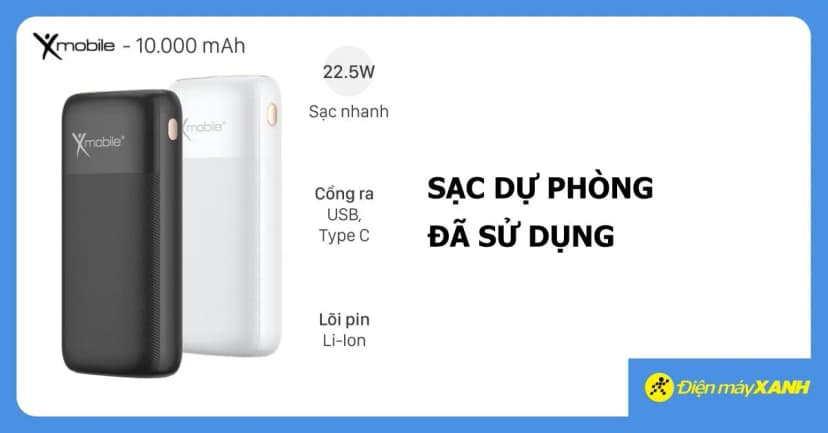 Pin sạc dự phòng 10000mAh Type C PD 22.5W Xmobile NeoMice GN-82 kèm Cáp Lightning và Type C - Giá rẻ nhất hôm nay - Ảnh 17