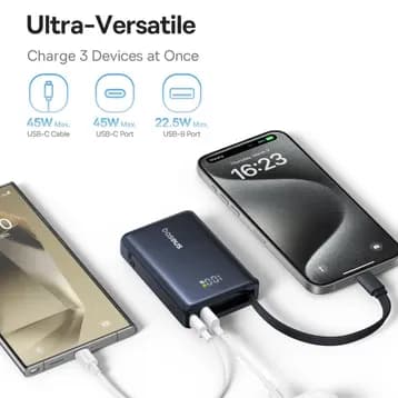 So sánh giá Pin sạc dự phòng 10000mAh Type C PD QC 3.0 45W Baseus PicoGo PPPG-1W45C kèm Cáp Type C rẻ nhất? - Ảnh 11