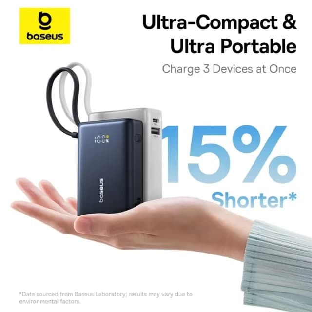 So sánh giá Pin sạc dự phòng 10000mAh Type C PD QC 3.0 45W Baseus PicoGo PPPG-1W45C kèm Cáp Type C rẻ nhất? - Ảnh 15