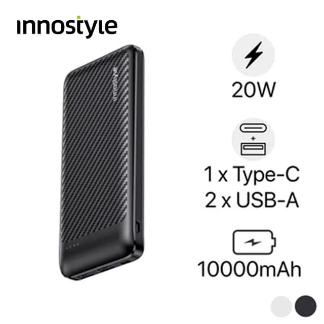 So sánh giá Pin sạc dự phòng 10000mAh Type C PD QC 3.0 20W Innostyle PowerSmart IP20G2 rẻ nhất?