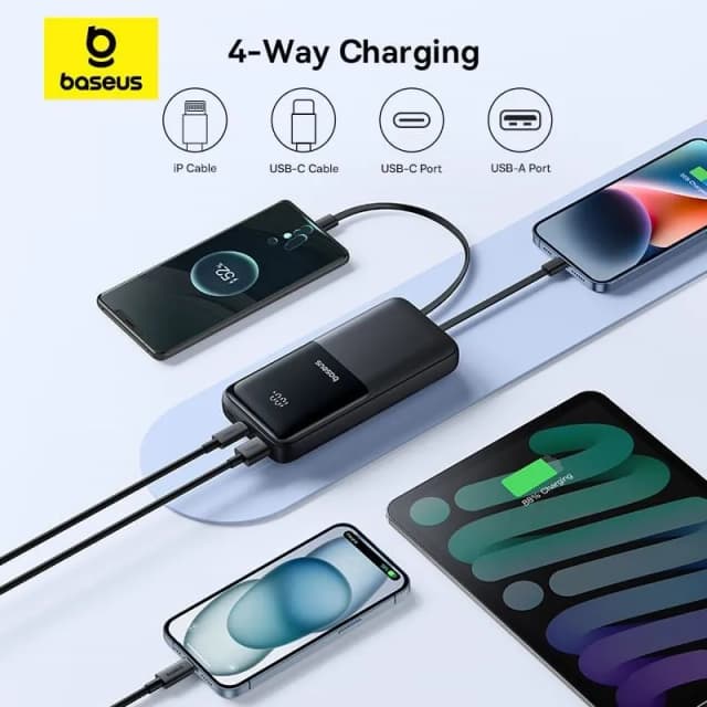 So sánh giá Pin sạc dự phòng 20000mAh Type C PD 22.5W Baseus Lipow PPJP312 kèm Cáp Lightning và Type C rẻ nhất? - Ảnh 15