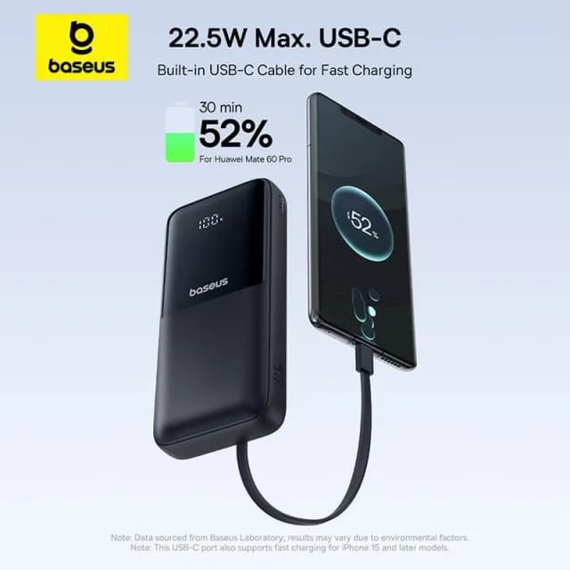 So sánh giá Pin sạc dự phòng 20000mAh Type C PD 22.5W Baseus Lipow PPJP312 kèm Cáp Lightning và Type C rẻ nhất? - Ảnh 7