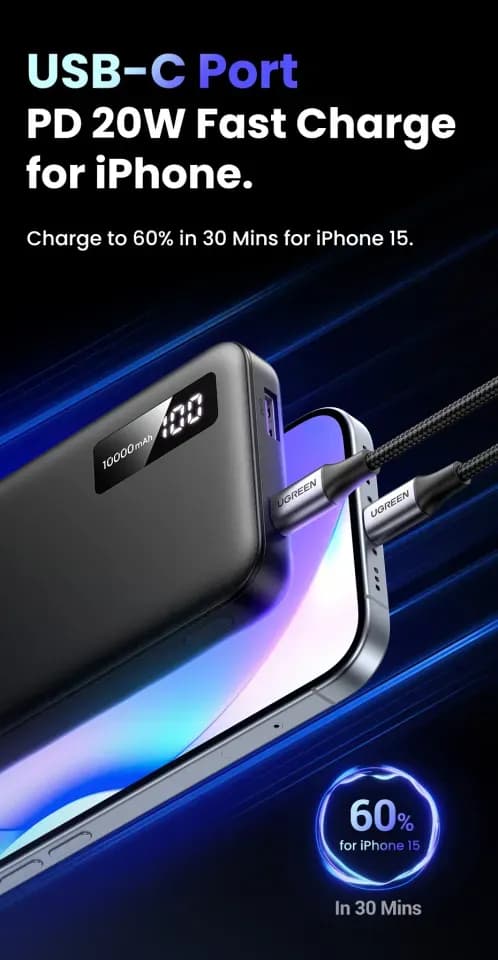 So sánh giá Pin sạc dự phòng 20000mAh Type C PD QC 3.0 22.5W Ugreen PB505 kèm Cáp Type C rẻ nhất? - Ảnh 16