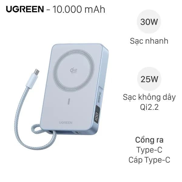 So sánh giá Pin sạc dự phòng 20000mAh Type C PD QC 3.0 22.5W Ugreen PB505 kèm Cáp Type C rẻ nhất? - Ảnh 18