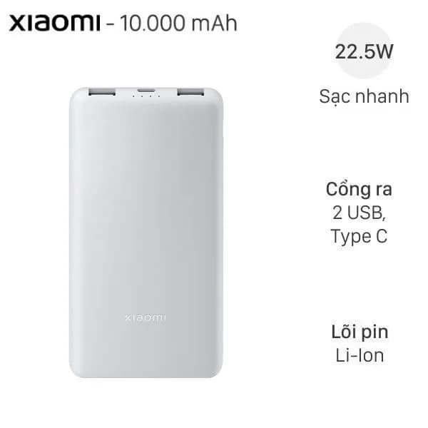So sánh giá Pin sạc dự phòng 20000mAh Type C PD QC 3.0 22.5W Xiaomi PB2020MI kèm Cáp Type C - Tìm sản phẩm giá rẻ nhất - Ảnh 18