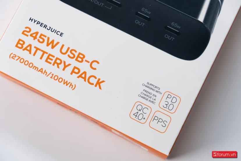 Pin sạc dự phòng 27000 mAh Type C PD 3.0 QC 4.0 245W HyperJuice HJ245B - Xám - Giá rẻ nhất hôm nay - Ảnh 15