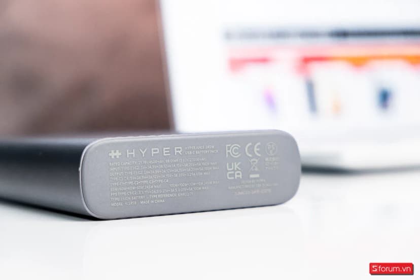 Pin sạc dự phòng 27000 mAh Type C PD 3.0 QC 4.0 245W HyperJuice HJ245B - Xám - Giá rẻ nhất hôm nay - Ảnh 24