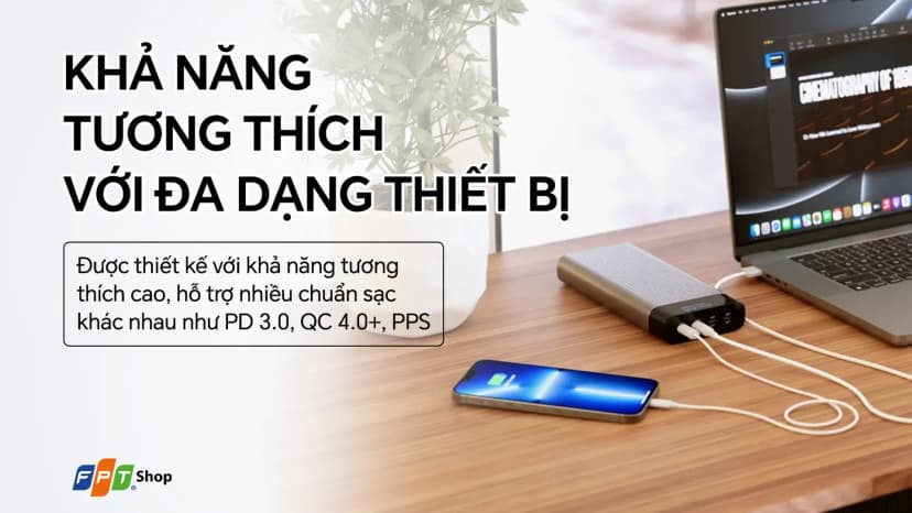 Pin sạc dự phòng 27000 mAh Type C PD 3.0 QC 4.0 245W HyperJuice HJ245B - Xám - Giá rẻ nhất hôm nay - Ảnh 43