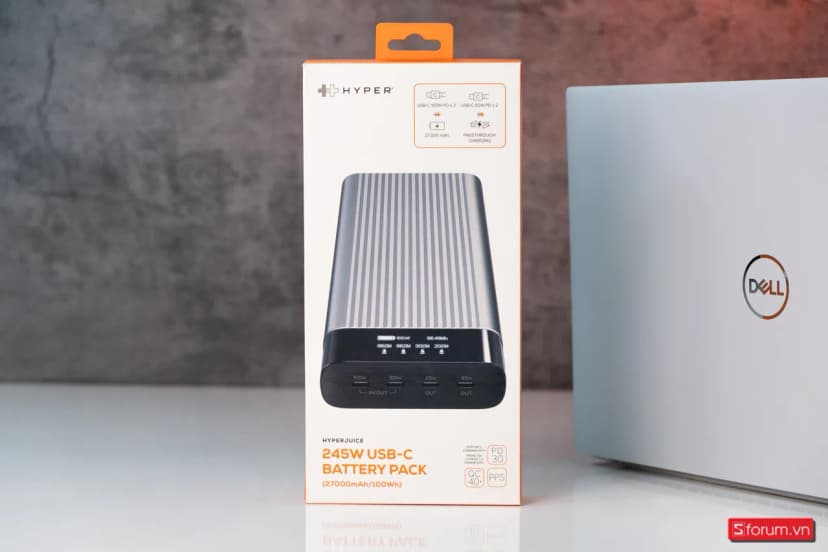 Pin sạc dự phòng 27000 mAh Type C PD 3.0 QC 4.0 245W HyperJuice HJ245B - Xám - Giá rẻ nhất hôm nay - Ảnh 71