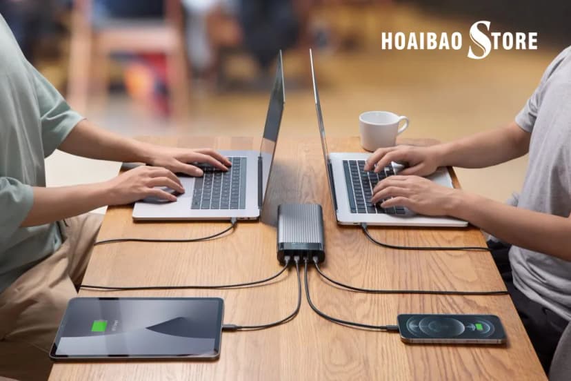 Pin sạc dự phòng 27000 mAh Type C PD 3.0 QC 4.0 245W HyperJuice HJ245B - Xám - Giá rẻ nhất hôm nay - Ảnh 74