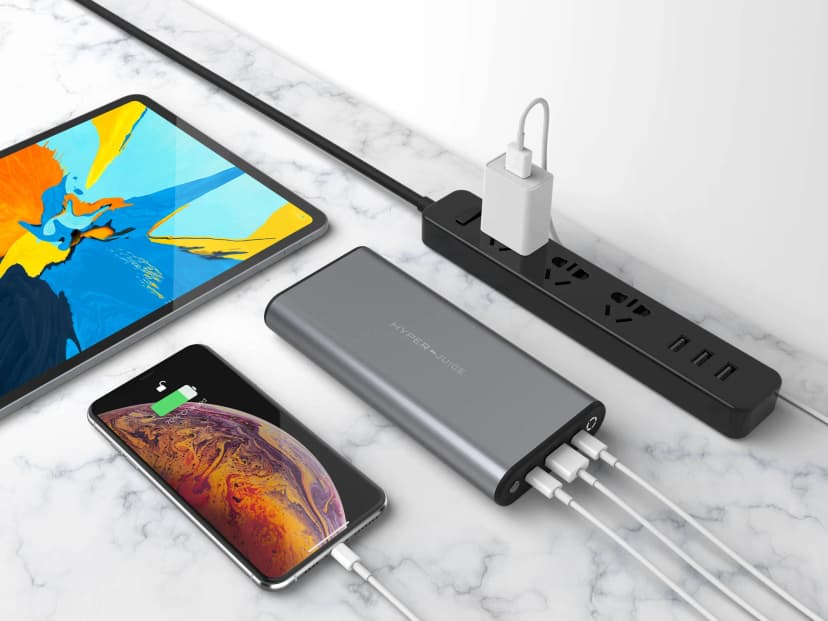 Pin sạc dự phòng 27000 mAh Type C PD 3.0 QC 4.0 245W HyperJuice HJ245B - Xám - Giá rẻ nhất hôm nay - Ảnh 83