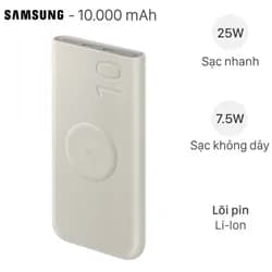 So sánh giá Pin sạc dự phòng 5000mAh Không dây Magnetic Qi2.2 Type C PD 25W Samsung EB-U2500X kèm Cáp Type C rẻ nhất? - Ảnh 11