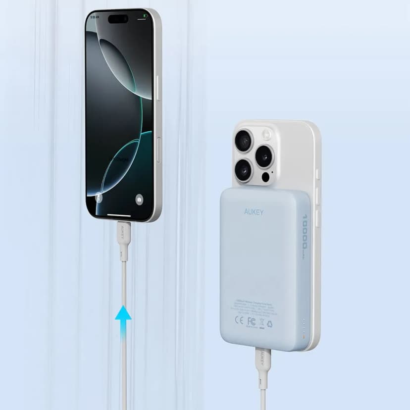 So sánh giá Pin sạc dự phòng Không dây Polymer 10000mAh Type C 20W Aukey PB-MS04 - Xanh - Tìm sản phẩm giá rẻ nhất - Ảnh 3
