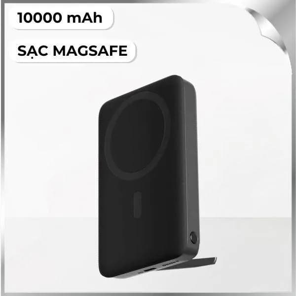 Pin sạc dự phòng Không dây Polymer 10000mAh Type C 30W Aukey PB-MS02 - Đen - Ảnh 7