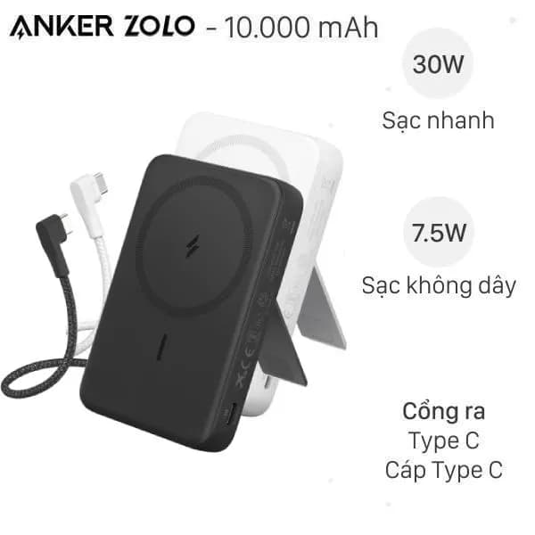 So sánh giá Pin sạc dự phòng LiFePO4 10000mAh Type C PD QC 3.0 30W Anker Zolo A110J - Tìm sản phẩm giá rẻ nhất - Ảnh 4