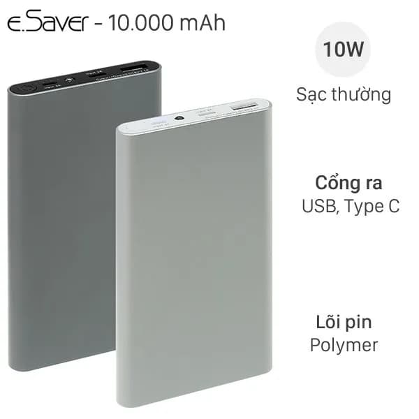 Pin sạc dự phòng Polymer 10000 mAh Type C PD 20W Innostyle IMS10KSG - Xám Nhạt - Giá rẻ nhất hôm nay - Ảnh 16