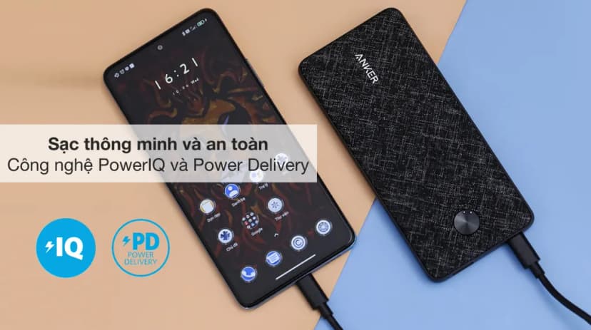 Pin sạc dự phòng Polymer 10000 mAh Type C PD 20W Innostyle IMS10KSG - Xám Nhạt - Giá rẻ nhất hôm nay - Ảnh 56