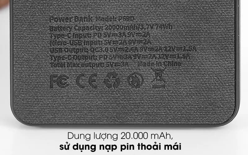 Pin sạc dự phòng Polymer 10000 mAh Type C PD 20W Innostyle IMS10KSG - Xám Nhạt - Giá rẻ nhất hôm nay - Ảnh 69