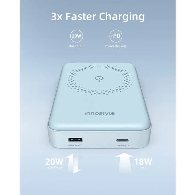 Top 1 so sánh giá Pin sạc dự phòng Polymer 10000 mAh Type C PD 20W Innostyle IQ20BB - Xanh - Tìm sản phẩm giá rẻ nhất - Ảnh 78