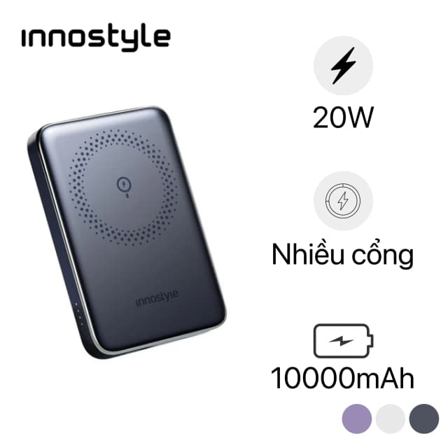 Top 1 so sánh giá Pin sạc dự phòng Polymer 10000 mAh Type C PD 20W Innostyle IS20PDBB - Xanh - Tìm sản phẩm giá rẻ nhất - Ảnh 5