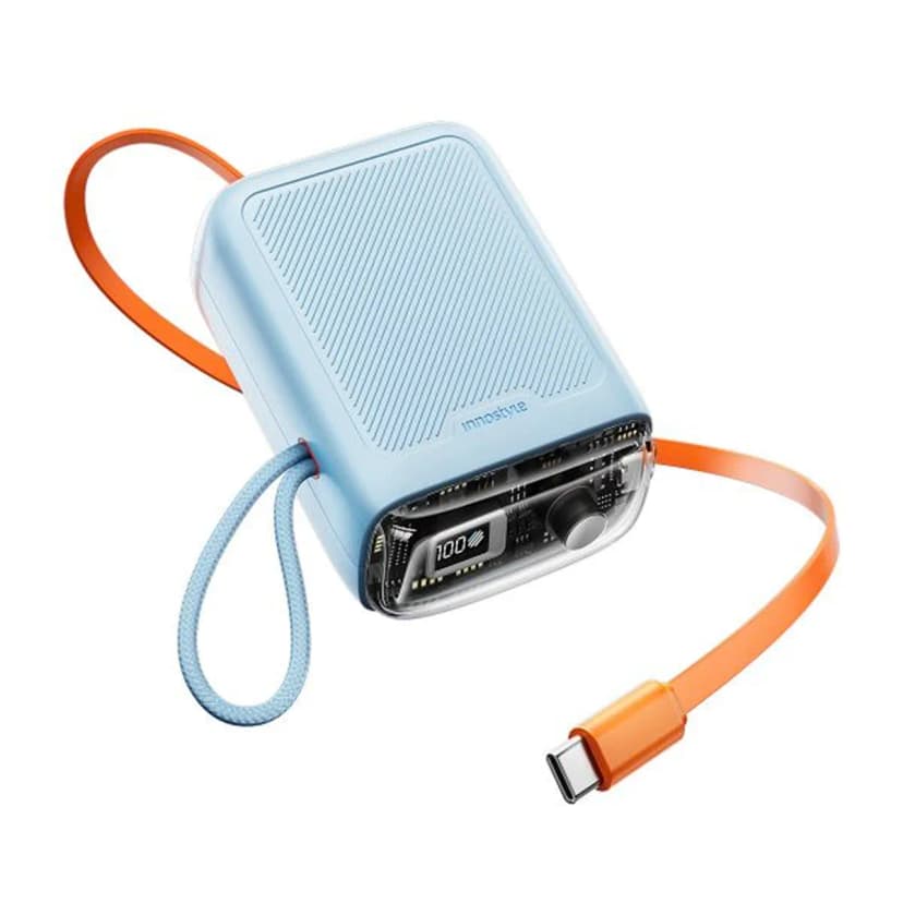 Pin sạc dự phòng Polymer 10000 mAh Type C PD 30W Innostyle TM31BB kèm cáp Type C - Xanh - Giá rẻ nhất hôm nay - Ảnh 66