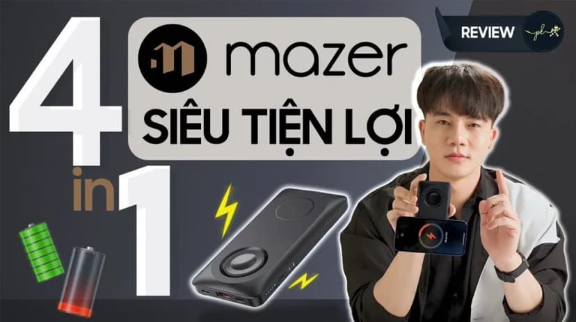 Pin sạc dự phòng Polymer 10000mAh Không dây Qi2 20W Mazer M-MagAir21-DT - Giá rẻ nhất hôm nay - Ảnh 7