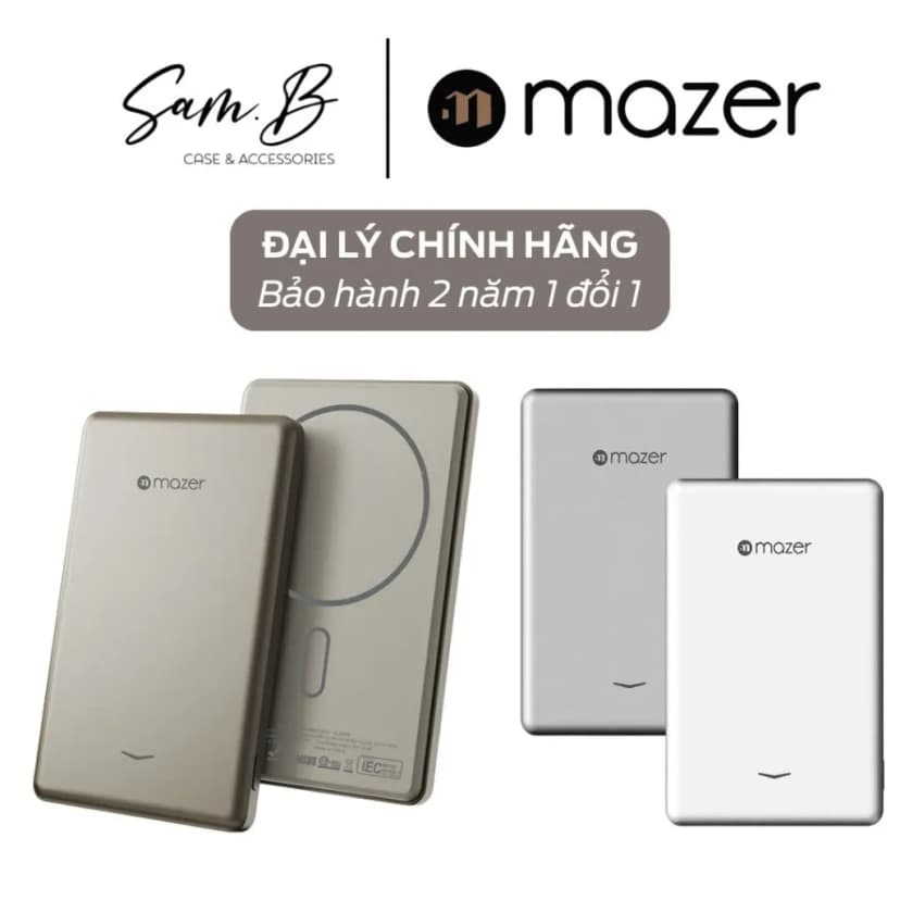 Pin sạc dự phòng Polymer 10000mAh Không dây Qi2 20W Mazer M-MagAir21-GY - Giá rẻ nhất hôm nay - Ảnh 7