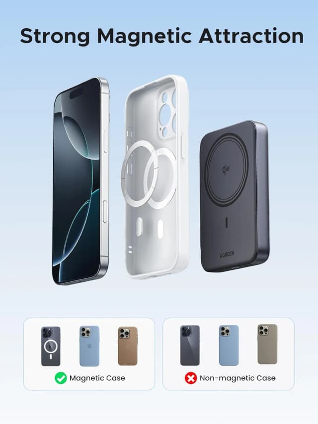 So sánh giá Pin sạc dự phòng Polymer 10000mAh Không dây Magnetic Qi2 Type C PD 20W Ugreen PB763 rẻ nhất? - Ảnh 12