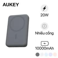 Pin sạc dự phòng Không dây Polymer 10000mAh Type C 20W Aukey PB-MS04 - Xám Đen - Giá rẻ nhất hôm nay - Ảnh 11