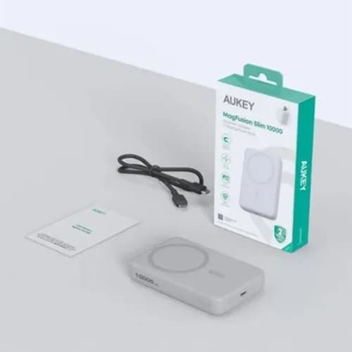 Pin sạc dự phòng Không dây Polymer 10000mAh Type C 20W Aukey PB-MS04 - Xám Đen - Giá rẻ nhất hôm nay - Ảnh 18