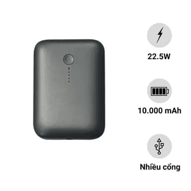 So sánh giá Pin sạc dự phòng Polymer 10000mAh Type C PD 15W Aukey PB-Y53 - Xám Bạc rẻ nhất? - Ảnh 10