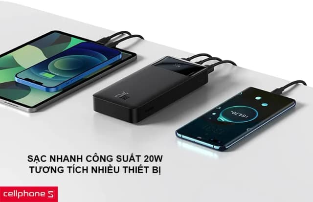 So sánh giá Pin sạc dự phòng Polymer 10000mAh Type C PD 20W Baseus Bipow Pro PPBD2-1020 rẻ nhất? - Ảnh 19