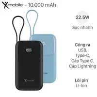 So sánh giá Pin sạc dự phòng Polymer 10000mAh Type C PD 22.5W Xmobile F13 kèm Cáp Type C rẻ nhất? - Ảnh 13