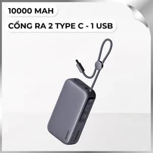 So sánh giá Pin sạc dự phòng Polymer 10000mAh Type C PD 30W Aukey PB-Y47 - Xám Bạc rẻ nhất?