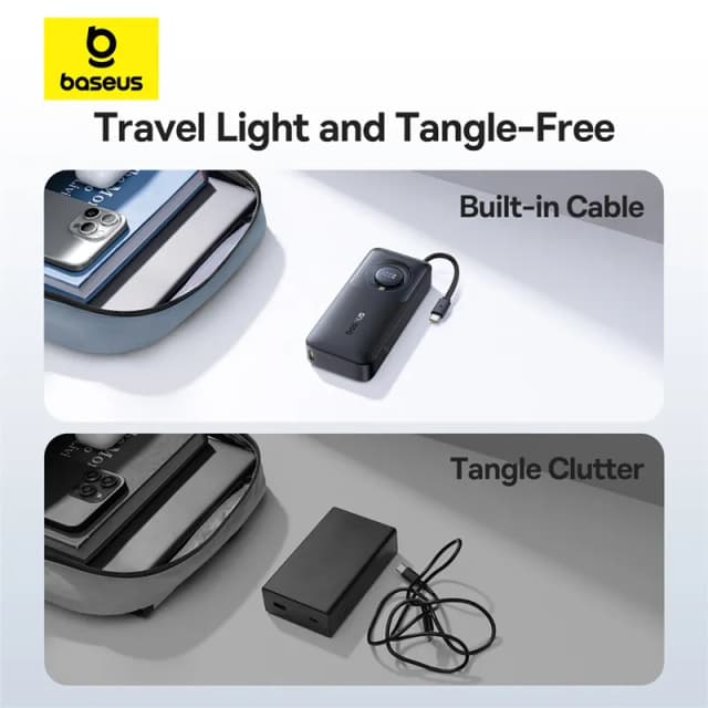 So sánh giá Pin sạc dự phòng Polymer 10000mAh Type C PD 30W Baseus Free2Pull PPSS1030 kèm Cáp Type C rẻ nhất? - Ảnh 15