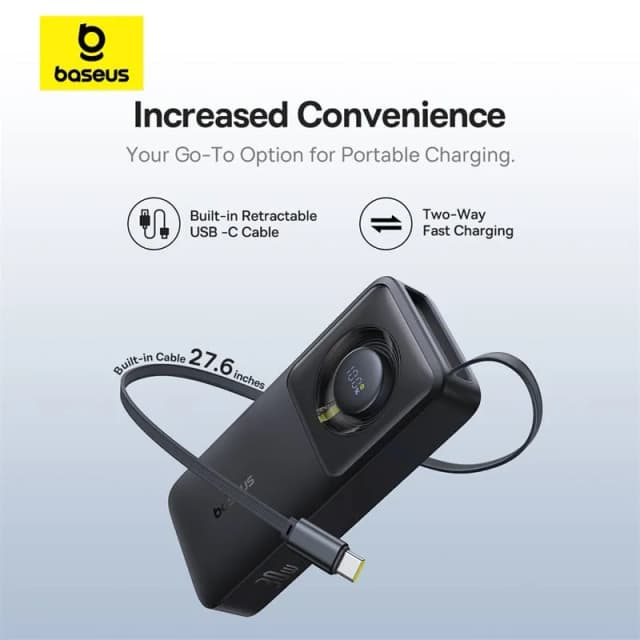 So sánh giá Pin sạc dự phòng Polymer 10000mAh Type C PD 30W Baseus Free2Pull PPSS1030 kèm Cáp Type C rẻ nhất? - Ảnh 10